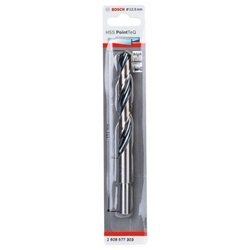 Bosch Metallspiralbohrer HSS PointTeQ, DIN 338, mit reduziertem Schaft, 12,5mm Nr. 2608577303