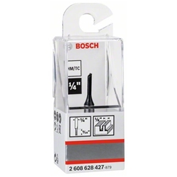 Bosch Nutfräser, 1/4-Zoll, D1 3,2mm, L 7,7mm, G 51mm Nr. 2608628427