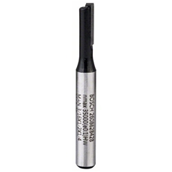 Bosch Nutfräser, 1/4-Zoll, D1 4,8mm, L 12,4mm, G 51mm, für Handfräsen Nr. 2608628428