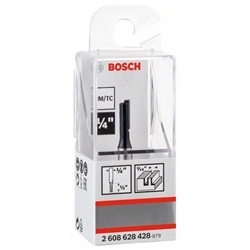 Bosch Nutfräser, 1/4-Zoll, D1 4,8mm, L 12,4mm, G 51mm, für Handfräsen Nr. 2608628428