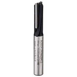 Bosch Nutfräser, 1/4-Zoll, D1 6,35mm, L 15,7mm, G 48mm, für Handfräsen Nr. 2608628411