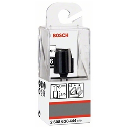 Bosch Nutfräser, 6mm, D1 19mm, L 19,6mm, G 51mm, für Handfräsen Nr. 2608628444