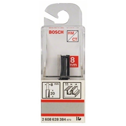 Bosch Nutfräser, 8mm, D1 11mm, L 19,6mm, G 51mm, für Handfräsen Nr. 2608628384