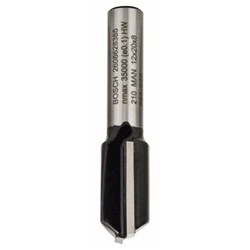 Bosch Nutfräser, 8mm, D1 12mm, L 19,6mm, G 51mm, für Handfräsen Nr. 2608628385
