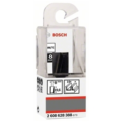 Bosch Nutfräser, 8mm, D1 16mm, L 19,6mm, G 51mm, für Handfräsen Nr. 2608628388