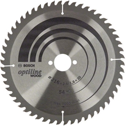 Bosch Optiline Wood Kreissägeblatt 216x2,6/1,6x30, 54 Zähne Nr. 2608838411