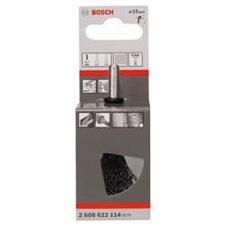 Bosch Pinselbürste 15x0,2mm, gewellter Stahldraht Nr. 2608622114