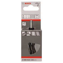 Bosch Pinselbürste 19x0,35mm, gezopfter Stahldraht Nr. 2608622116