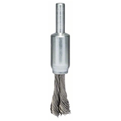 Bosch Pinselbürste, 10x0,35mm, gezopfter Draht, Edelstahl/Schrauber Nr. 2608622128