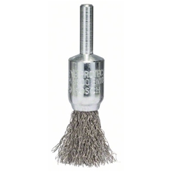Bosch Pinselbürste, 15x0,2mm, gewellter Draht, Edelstahl/Schrauber Nr. 2608622126