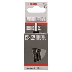 Bosch Pinselbürste, 19x0,35mm, gezopfter Draht, Edelstahl/Schrauber Nr. 2608622129