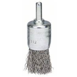 Bosch Pinselbürste, 25x0,3mm, gewellter Draht, Edelstahl/Schrauber Nr. 2608622127