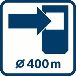 Bosch Rotationslaser GRL 400 H, mit Laserempfänger LR 1 und Transportkoffer Nr. 0601061800