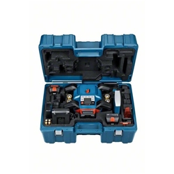 Bosch Rotationslaser GRL 600 CHV + BT170HD, GR240, im Lieferumfang enthalten: Laser-Empfänger LR 60 Prof., Empfängerhalterung RB 60 Prof., Fernbedienung RC 6 Prof., 1 x Akku ProCORE18V 4.0Ah, Schnellladegerät GAL 18V-40 Prof., Akku-Adapter BA 1 Prof., Wandhalter WM 6 Prof., 4 x Batterie LR20 1,5V (D), 4 x 1,5 V-LR6-Batterie (AA), Laserzieltafel, Lasersichtbrille (rot), Handwerkerkoffer, Baustativ 