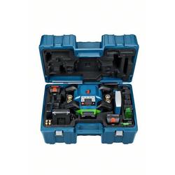 Bosch Rotationslaser GRL 650 CHVG, im Lieferumfang enthalten: Laser-Empfänger LR 65 G Prof., Empfängerhalterung RB 60 Prof., Fernbedienung RC 6 Prof., 1 x Akku ProCORE18V 4.0Ah, Schnellladegerät GAL 18V-40 Prof., Akku-Adapter BA 1 Prof., Wandhalter WM 6 Prof., 4 x Batterie LR20 1,5V (D), 4 x 1,5 V-LR6-Batterie (AA), Laserzieltafel, Lasersichtbrille (grün), Handwerkerkoffer Nr. 0601061V00