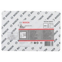 Bosch Rundkopf-Streifennagel SN21RK 65RHG 2,8mm, 65mm, feuerverzinkt, gerillt, 4000 Stück Nr. 2608200039