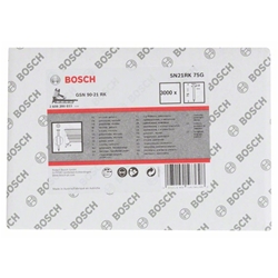 Bosch Rundkopf-Streifennagel SN21RK 75G 2,8mm, 75mm, verzinkt, glatt, 3000er-Pack Nr. 2608200033
