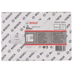 Bosch Rundkopf-Streifennagel SN21RK 75RHG 2,8mm, 75mm, feuerverzinkt, gerillt, 3000 Stück Nr. 2608200040