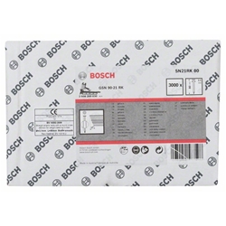 Bosch Rundkopf-Streifennagel SN21RK 80 3,1mm, 80mm, blank, glatt, 3000er-Pack Nr. 2608200030