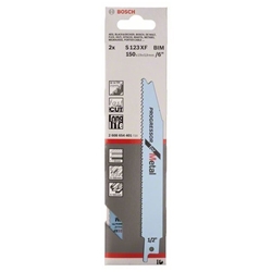 Bosch Säbelsägeblatt S 123 XF, Progressor for Metal, 2er-Pack Nr. 2608654401