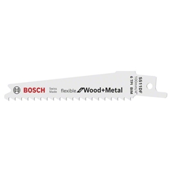 Bosch Säbelsägeblatt S 511 DF, Flexible for Wood and Metal, 5er-Pack Nr. 2608657723