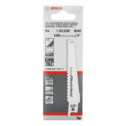 Bosch Säbelsägeblatt S 511 DF, Flexible for Wood and Metal, 5er-Pack Nr. 2608657723