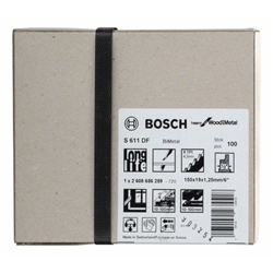 Bosch Säbelsägeblatt S 611 DF, Heavy for Wood and Metal, 100er-Pack Nr. 2608656259