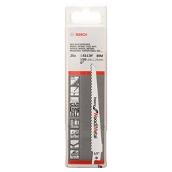 Bosch Säbelsägeblatt S 611 DF, Heavy for Wood and Metal, 25er-Pack Nr. 2608657561