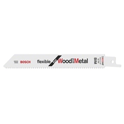Bosch Säbelsägeblatt S 922 HF, Flexible for Wood and Metal, 100er-Pack, 150mm Nr. 2608656320