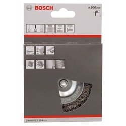 Bosch Scheibenbürste 100x0,3mm, gewellter rostfreier Stahldraht Nr. 2608622124