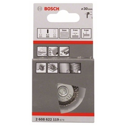 Bosch Scheibenbürste 30x0,3mm, gewellter rostfreier Stahldraht Nr. 2608622119