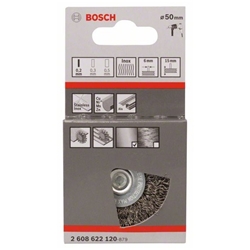 Bosch Scheibenbürste 50x0,2mm, gewellter rostfreier Stahldraht Nr. 2608622120