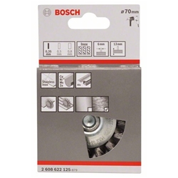 Bosch Scheibenbürste 70x0,35mm, gezopfter rostfreier Stahldraht Nr. 2608622125