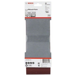 Bosch Schleifband-Set X440 Best for Wood and Paint, 3-tlg., 100x560mm, 80 Nr. 2608606115