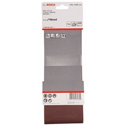 Bosch Schleifband-Set X440 Best for Wood and Paint, 3-tlg., 100x620mm, 220 Nr. 2608606146
