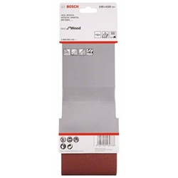 Bosch Schleifband-Set X440 Best for Wood and Paint, 3-tlg., 100x620mm, 60 Nr. 2608606142