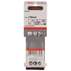 Bosch Schleifband-Set X440 Best for Wood and Paint, 3-tlg., 40x305mm, 40 Nr. 2608606929