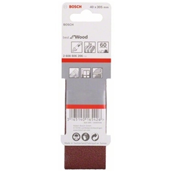 Bosch Schleifband-Set X440 Best for Wood and Paint, 3-tlg., 40x305mm, 60 Nr. 2608606206