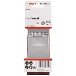 Bosch Schleifband-Set X440 Best for Wood and Paint, 3-tlg., 60x400mm, 150 Nr. 2608606004