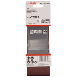 Bosch Schleifband-Set X440 Best for Wood and Paint, 3-tlg., 65x410mm, 180 Nr. 2608606021