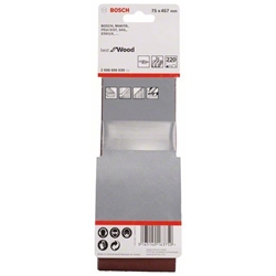 Bosch Schleifband-Set X440 Best for Wood and Paint, 3-tlg., 75x457mm, 220 Nr. 2608606039