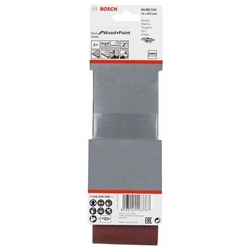 Bosch Schleifband-Set X440 Best for Wood and Paint, 3-tlg., 75x457mm, 60, 80,100 Nr. 2608606040