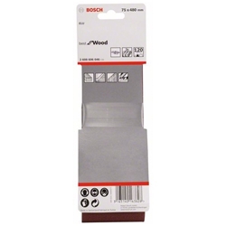 Bosch Schleifband-Set X440 Best for Wood and Paint, 3-tlg., 75x480mm, 120 Nr. 2608606046