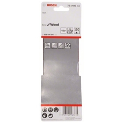 Bosch Schleifband-Set X440 Best for Wood and Paint, 3-tlg., 75x480mm, 150 Nr. 2608606047