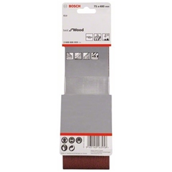 Bosch Schleifband-Set X440 Best for Wood and Paint, 3-tlg., 75x480mm, 60, 80,100 Nr. 2608606059