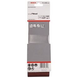 Bosch Schleifband-Set X440 Best for Wood and Paint, 3-tlg., 75x508mm, 100 Nr. 2608606063