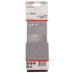 Bosch Schleifband-Set X440 Best for Wood and Paint, 3-tlg., 75x508mm, 150 Nr. 2608606065