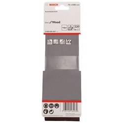 Bosch Schleifband-Set X440 Best for Wood and Paint, 3-tlg., 75x508mm, 220 Nr. 2608606067