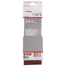 Bosch Schleifband-Set X440 Best for Wood and Paint, 3-tlg., 75x508mm, 60 Nr. 2608606061