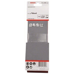 Bosch Schleifband-Set X440 Best for Wood and Paint, 3-tlg., 75x508mm, 60, 80,100 Nr. 2608606068